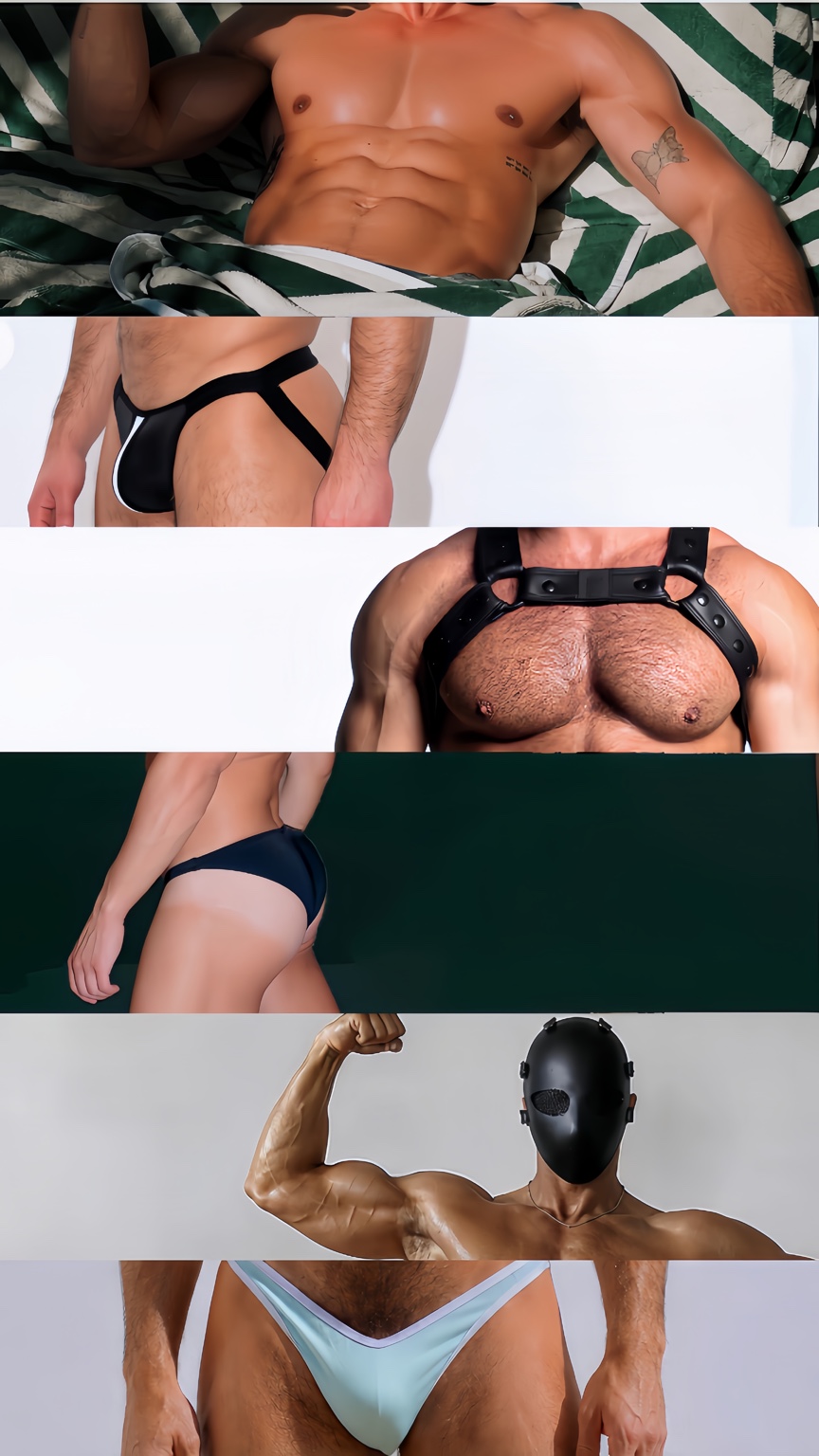 Campanha LUOMO em faixas com modelos
